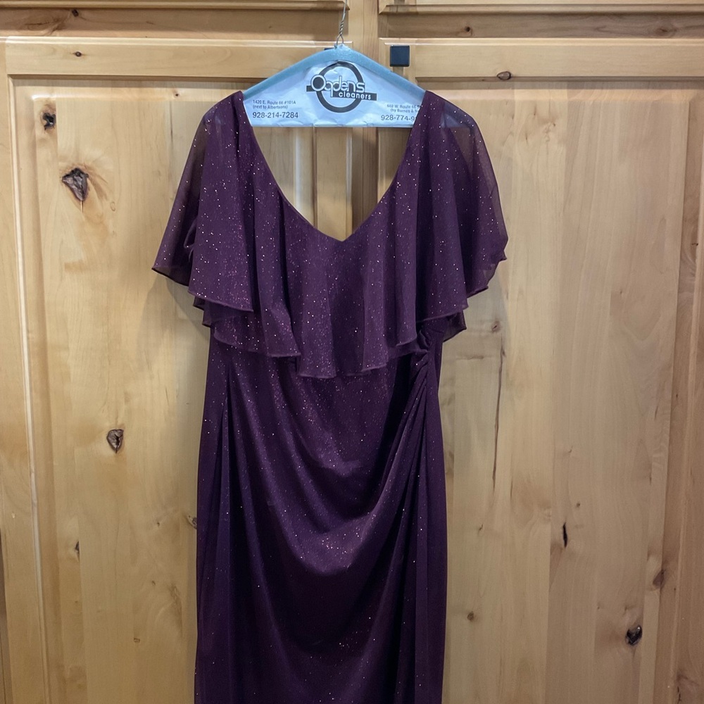 Connected Apparel Purple Dress